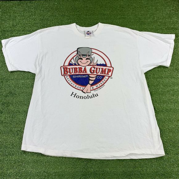 Vintage 90's Bubba Gump Honolulu Hawaii T-Shirt - Picture 2 of 9